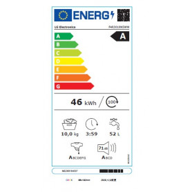 LG F4R3010NSWW LAVATRICE 10 KG VAPORE 1400GIRI