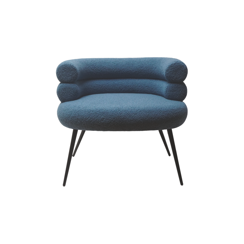 MD CASA LT-10129 POLTRONA BLU SCURO - MD WebStore