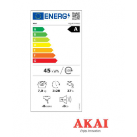 AKAI AQUA7049AS LAVATRICE 7KG 1200G