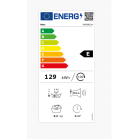 BEKO DRXS823A ASCIUGATRICE SLIM POMPA DI CALORE 8KG - MD WebStore