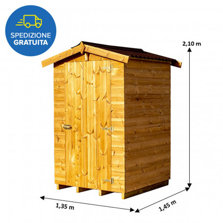 FORESTA ED121201 CASETTA THERMA 1212 PANNELI IN LEGNO 120X12