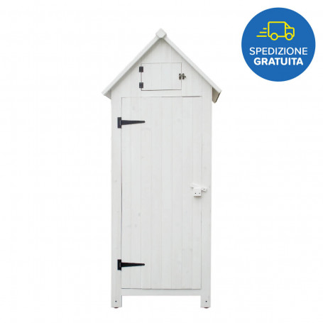 FORESTA ARM0805W ARMADIO DA GIARDINO BIANCO