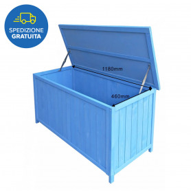 FORESTA BOX1355 CASSAPANCA IN LEGNO BLU