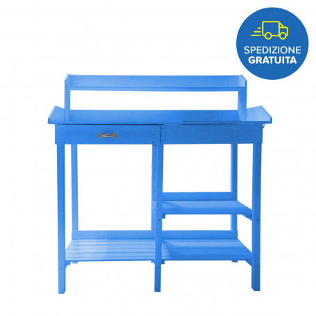 FORESTA TAB1105A TAVOLO DA LAVORO BLU
