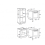 CANDY FIDC615 FORNO IDEA AD INCASSO 70LT