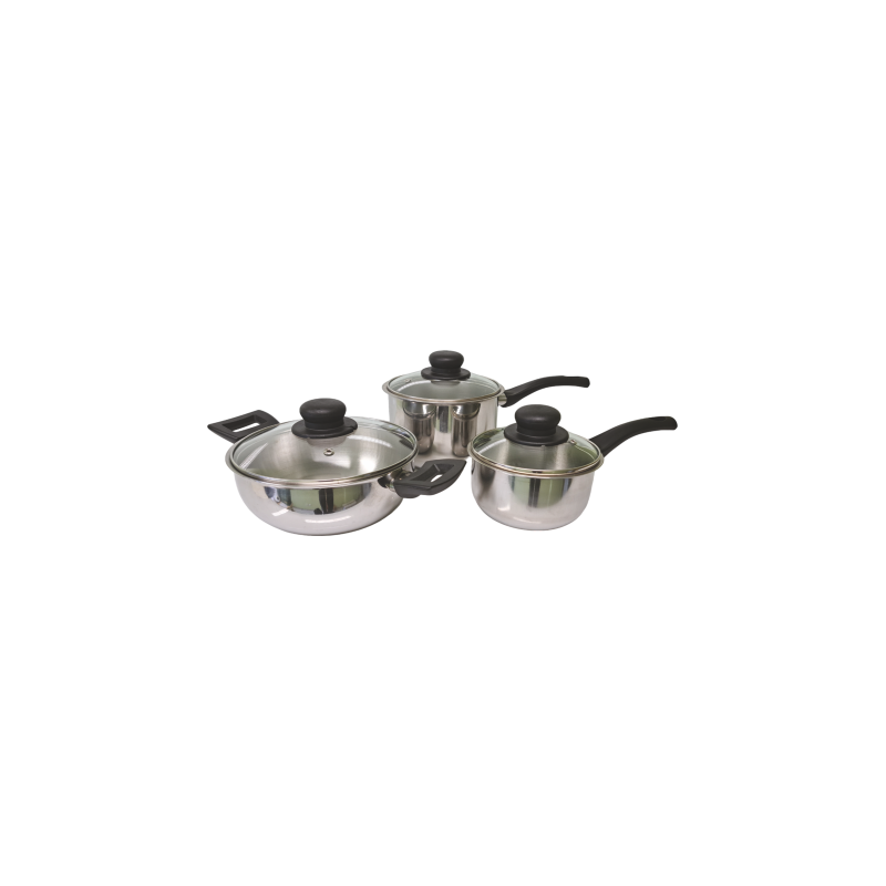 SET BATTERIA PENTOLE 3PEZZI