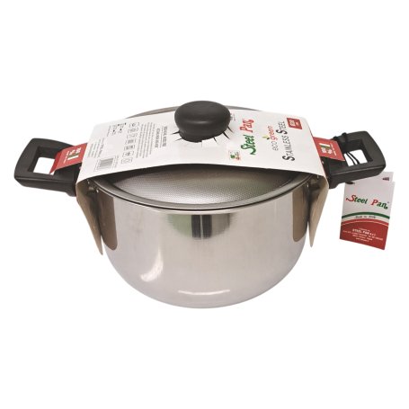 PENTOLA CON COPERCHIO 20CM