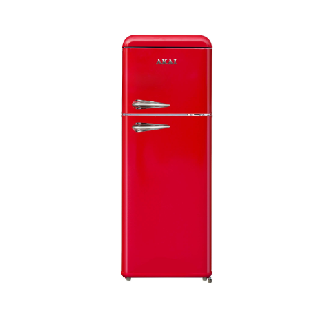AKAI CLASS241K FRIGORIFERO VINTAGE DOPPIA PORTA 240LT ROSSO