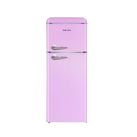 AKAI CLASS241K FRIGORIFERO VINTAGE DOPPIA PORTA 240LT ROSA