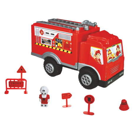 CAMION POMPIERI CON PERSONAGGI