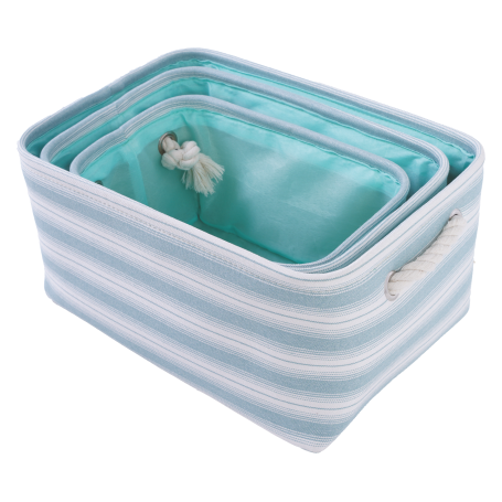 SET CESTINI IN TESSUTO 3PZ