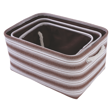 SET CESTINI IN TESSUTO 3PZ