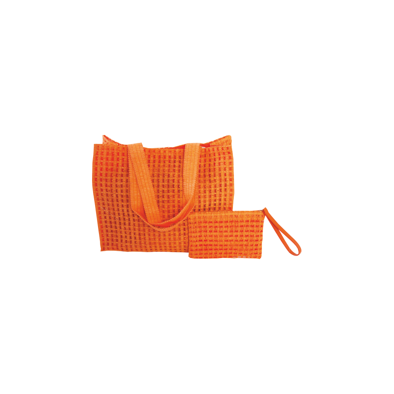 SET BORSA MARE E POCHETTE