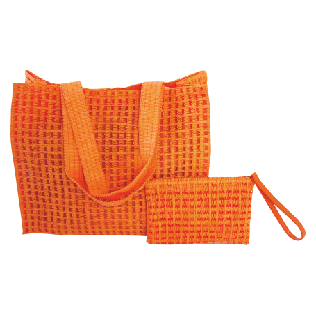SET BORSA MARE E POCHETTE