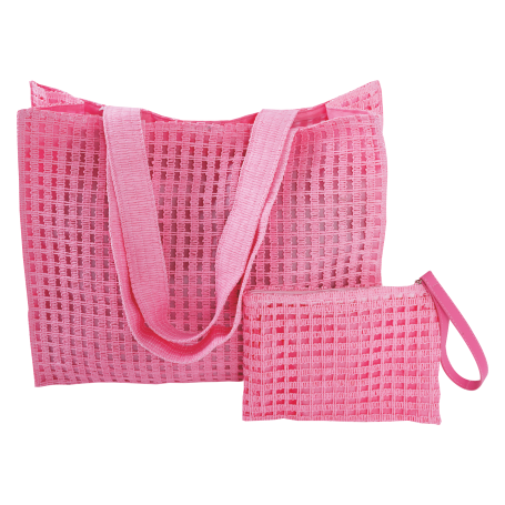 SET BORSA MARE E POCHETTE