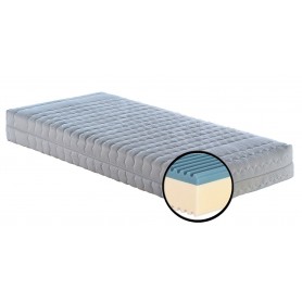 MATERASSO PIAZZA E MEZZA BIMEMORY DOPPIO STRATO MEMORY FOAM 120x190x21