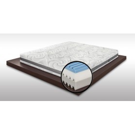 MATERASSO PIAZZA E MEZZA ALOEMEMORY TRIPLO STRATO MEMORY FOAM CON ALOE 120x190x25