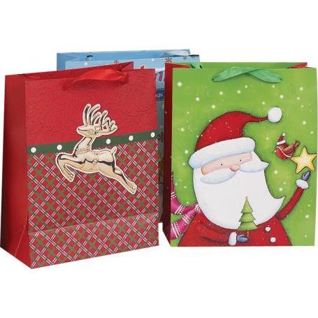 BUSTE REGALO NATALIZIE 23 X 32 CM - MD WebStore