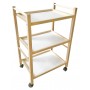 CARRELLO DA CUCINA CON 3 RIPIANI - MD WebStore