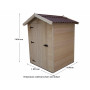 CASETTA DA GIARDINO FORESTA EDEN 1212.01 LEGNO NATURALE - MD WebStore