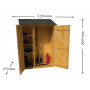 CASETTA DA GIARDINO FORESTA EDEN 1206.01 LEGNO NATURALE - MD WebStore