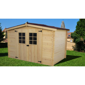 CASETTA DA GIARDINO FORESTA AL 3019.02N LEGNO NATURALE - MD WebStore