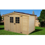 CASETTA DA GIARDINO FORESTA AL 3019.02N LEGNO NATURALE - MD WebStore
