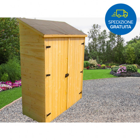 CASETTA DA GIARDINO FORESTA EDEN 1206.01 LEGNO NATURALE - MD WebStore