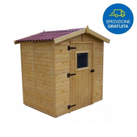 CASETTA DA GIARDINO FORESTA EDEN 1616.01 LEGNO NATURALE - MD WebStore