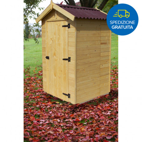 CASETTA DA GIARDINO FORESTA EDEN 1212.01 LEGNO NATURALE - MD WebStore