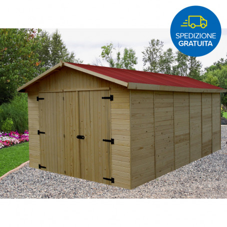GARAGE FORESTA IN LEGNO A PANNELLI ED 2848 N - MD WebStore