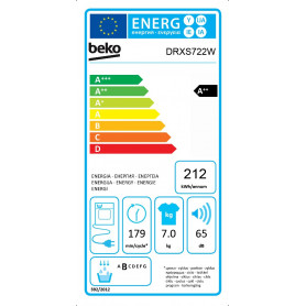BEKO DRXS722W ASCIUGATRICE SLIM 7 KG - MD WebStore