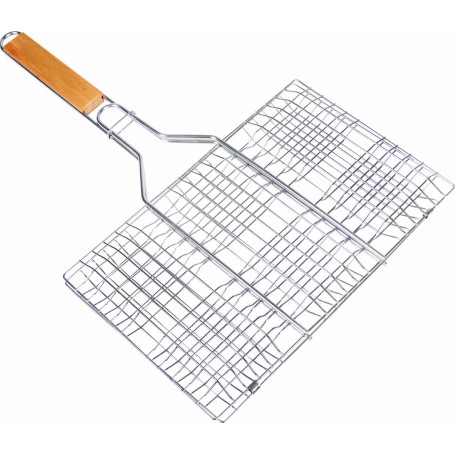 GRIGLIA DOPPIA IN ACCIAIO PER BARBECUE - MD WebStore