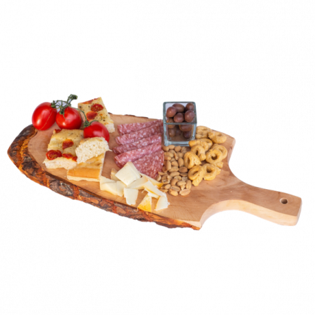 MOTTINOX TAGLIERE OVALE CON CORTECCIA 41x16 CM - MD WebStore