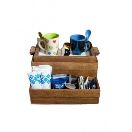 MOTTINOX KIT PORTA CIALDE LEGNO NATURALE - MD WebStore