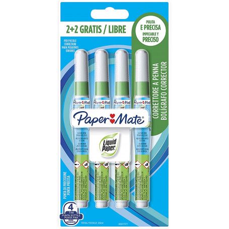 PAPERMATE BLISTER CORRETTORE 2+2 PEN - MD WebStore
