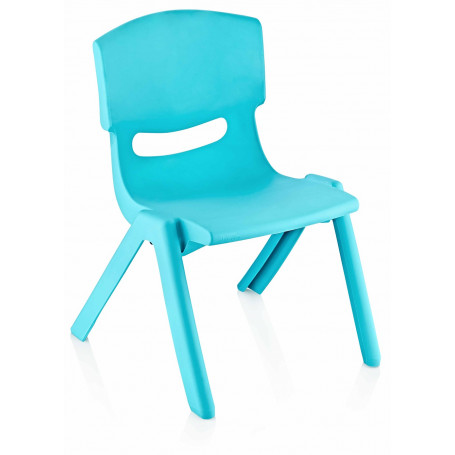 SEDIA BIMBO IN PLASTICA CELESTE - MD WebStore