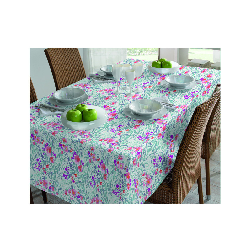 Set di 12 tovagliette lavabili in pelle nera Tovagliette