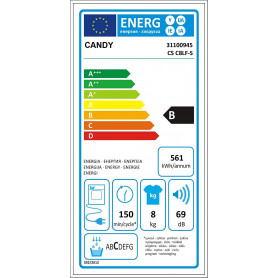 CANDY CSEC8LF-S ASCIUGATRICE A CONDENSAZIONE 8KG - MD WebStore