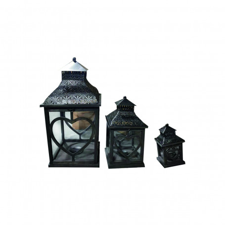 LANTERNA IN LEGNO NERO PICCOLA - MD WebStore