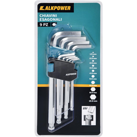 ALKPOWER SET CHIAVINI ESAGONALI - MD WebStore