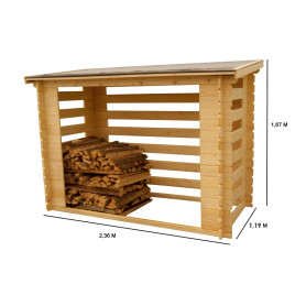 FORESTA RB2311 LEGNAIA 236x119x167 CM - MD WebStore