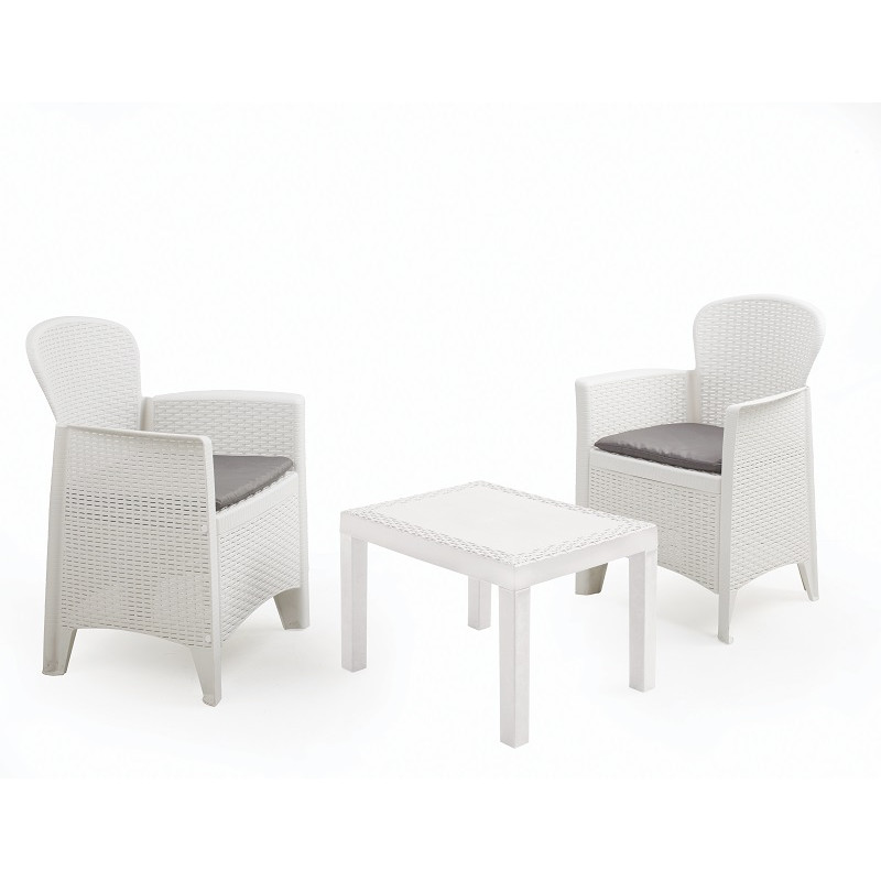 PROGARDEN SET SALOTTINO AKITA BIANCO - MD WebStore