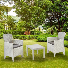 PROGARDEN SET SALOTTINO AKITA BIANCO - MD WebStore