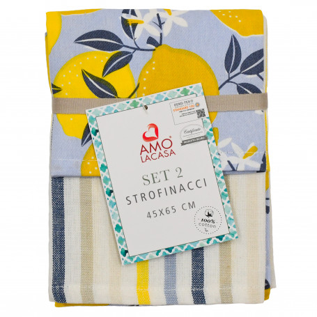 SET 2 STROFINACCI IN COTONE - MD WebStore