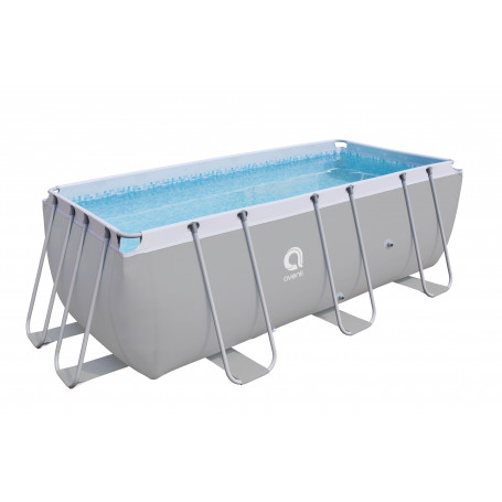 PISCINA FUORI TERRA RETTANGOLARE STRUTTURA IN ACCIAIO - MD WebStore