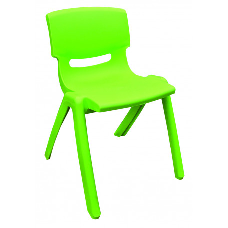 SEDIA BIMBO IN PLASTICA VERDE - MD WebStore