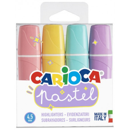 CARIOCA PASTEL 4 EVIDENZIATORI  - MD WebStore