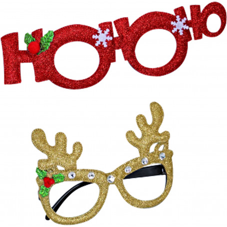 OCCHIALI CON DECORAZIONI NATALIZIE - MD WebStore