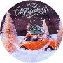 PIATTO TONDO CON DECORAZIONI NATALIZIE - MD WebStore